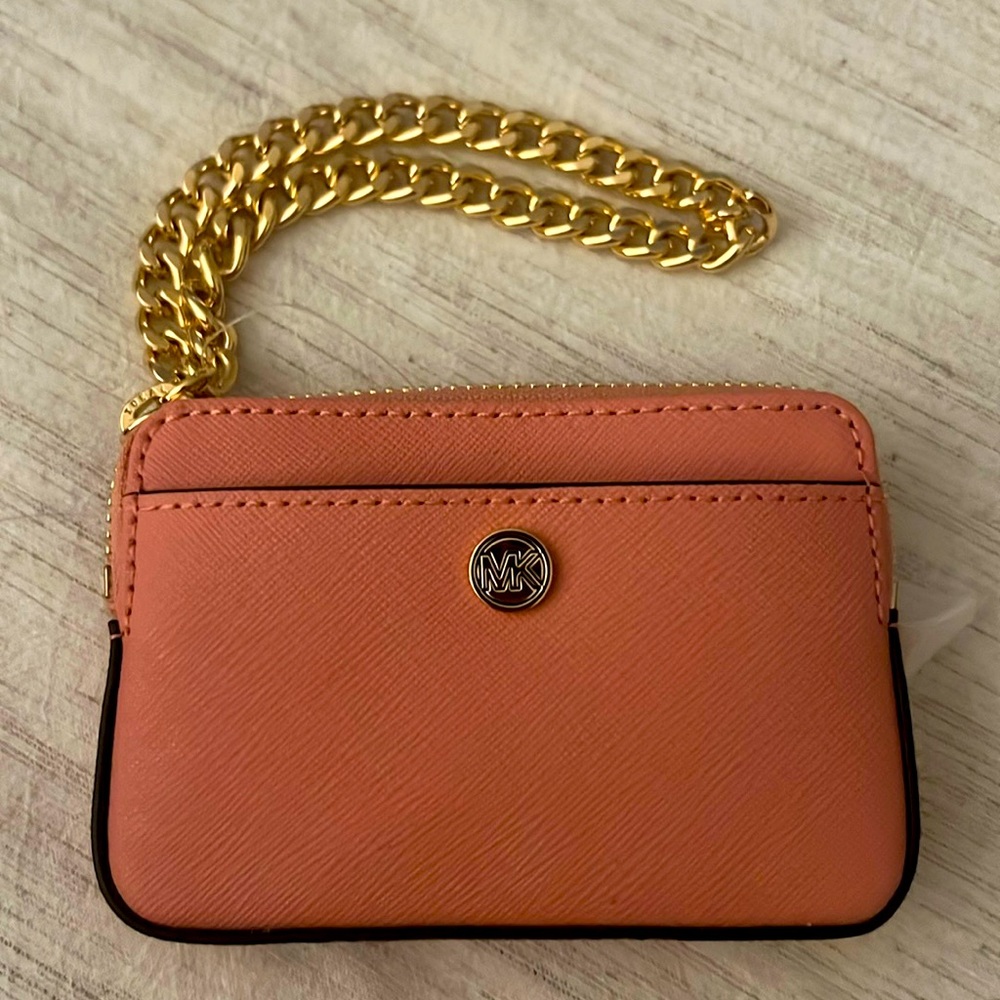 Leather Chain Card Case - Picture 2 of 5